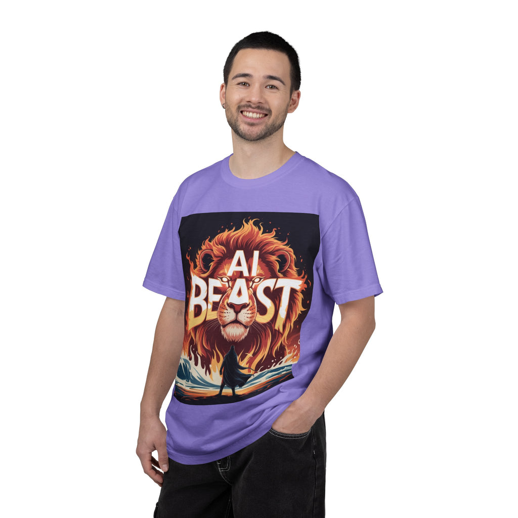 AI BEAST “Majestic Upload” Unisex Garment-Dyed T-shirt