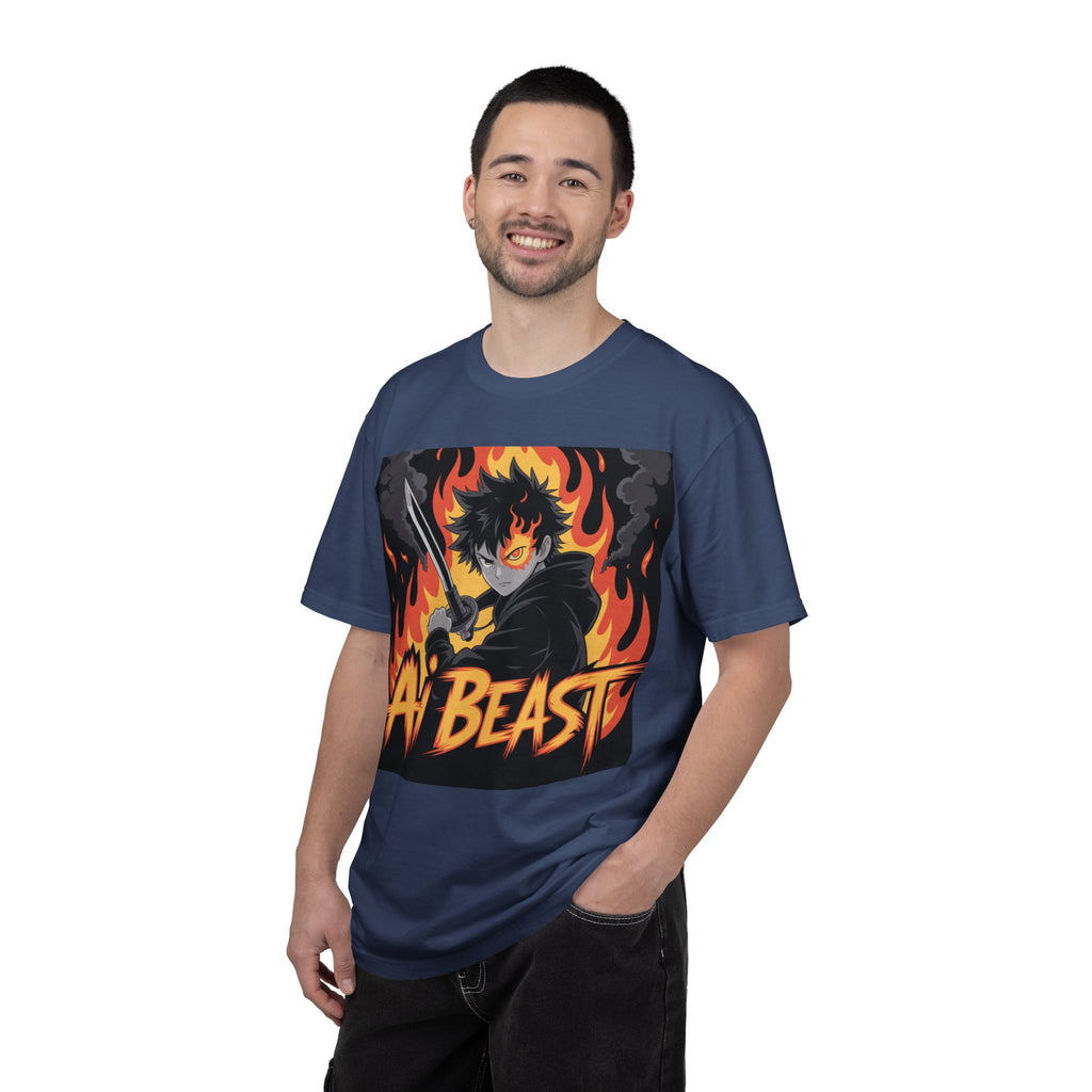 AI  BEAST "Warrior.exe"  of Unisex Garment-Dyed T-shirt