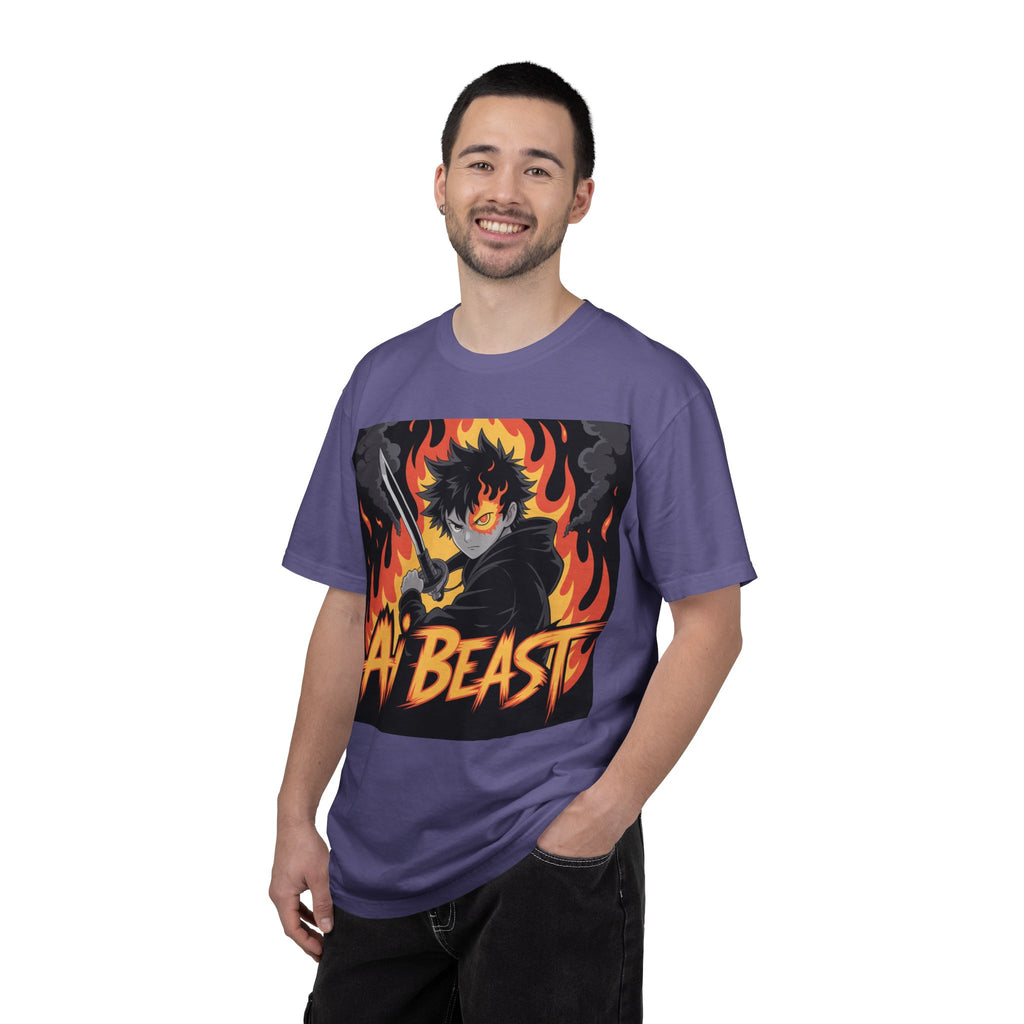 AI  BEAST "Warrior.exe"  of Unisex Garment-Dyed T-shirt