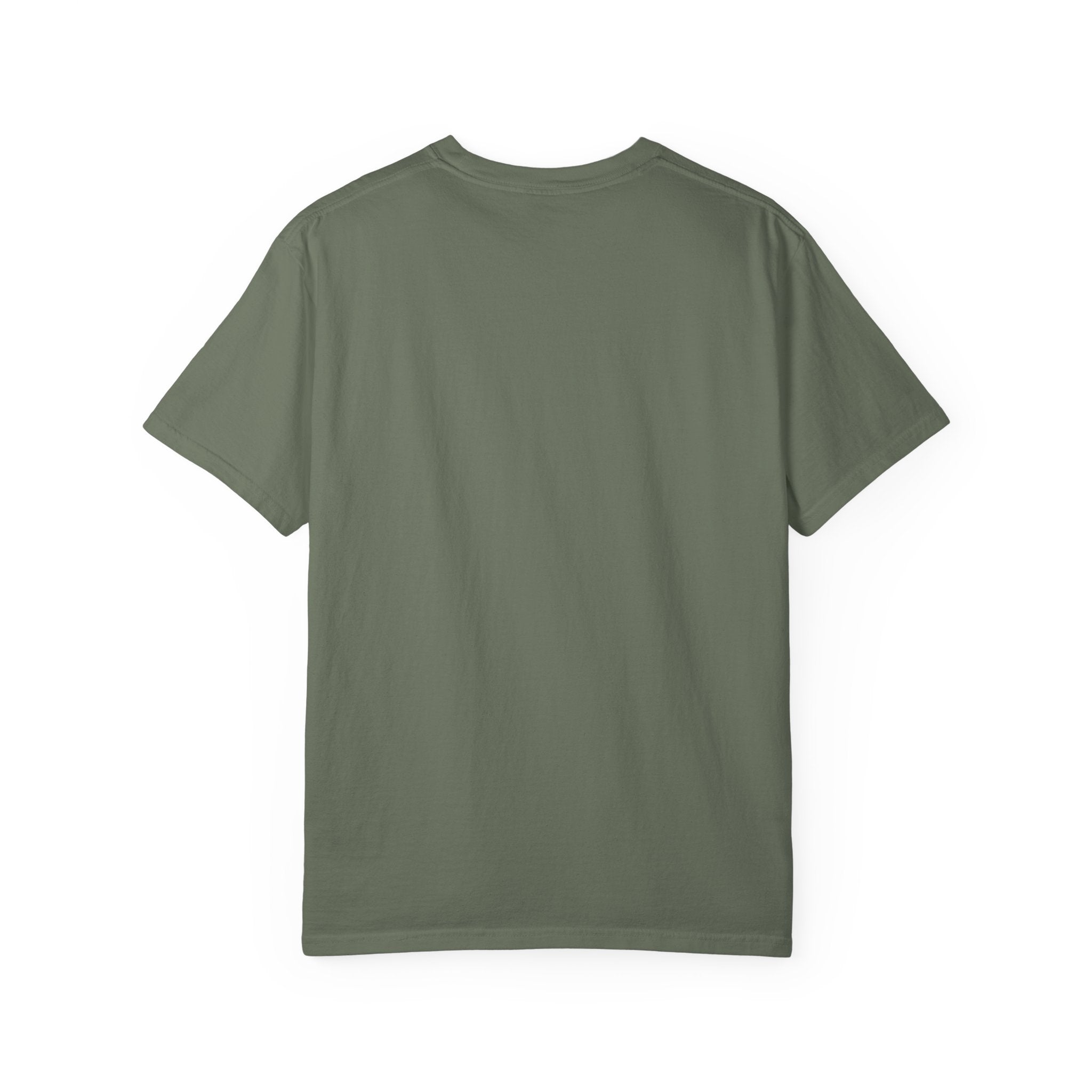 2. AI is LIFE  "Orange Overclock" Unisex Garment-Dyed T-shirt