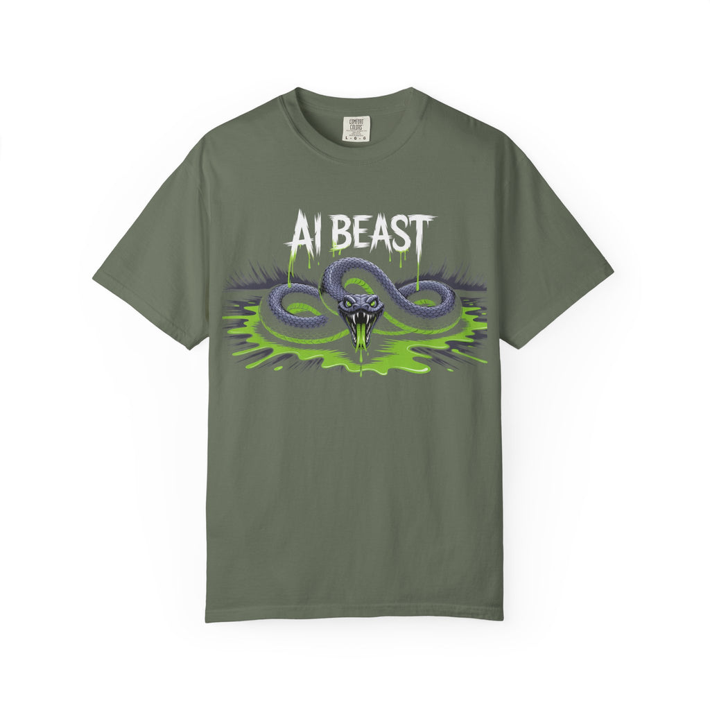 AI BEAST "Digital Venom" Unisex Heavy Blend™ Crewneck T-Shirt
