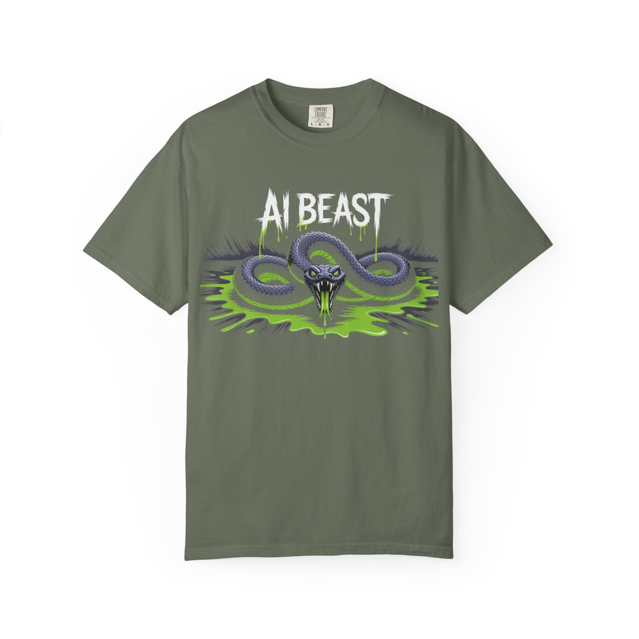 AI BEAST "Digital Venom" Unisex Heavy Blend™ Crewneck T-Shirt