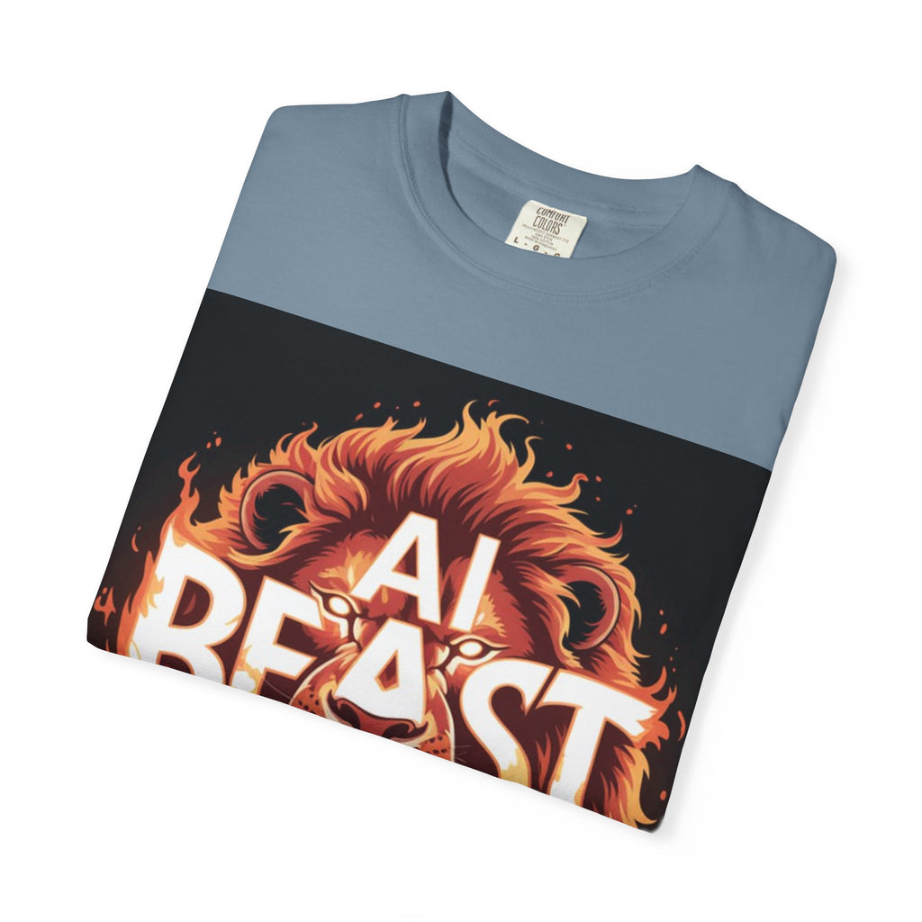 AI BEAST “Majestic Upload” Unisex Garment-Dyed T-shirt