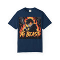 AI  BEAST "Warrior.exe"  of Unisex Garment-Dyed T-shirt
