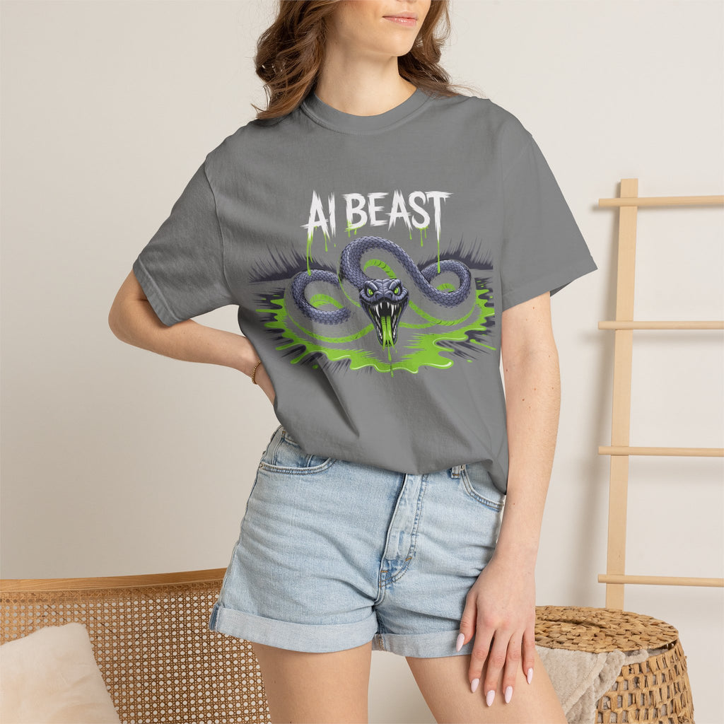 AI BEAST "Digital Venom" Unisex Heavy Blend™ Crewneck T-Shirt
