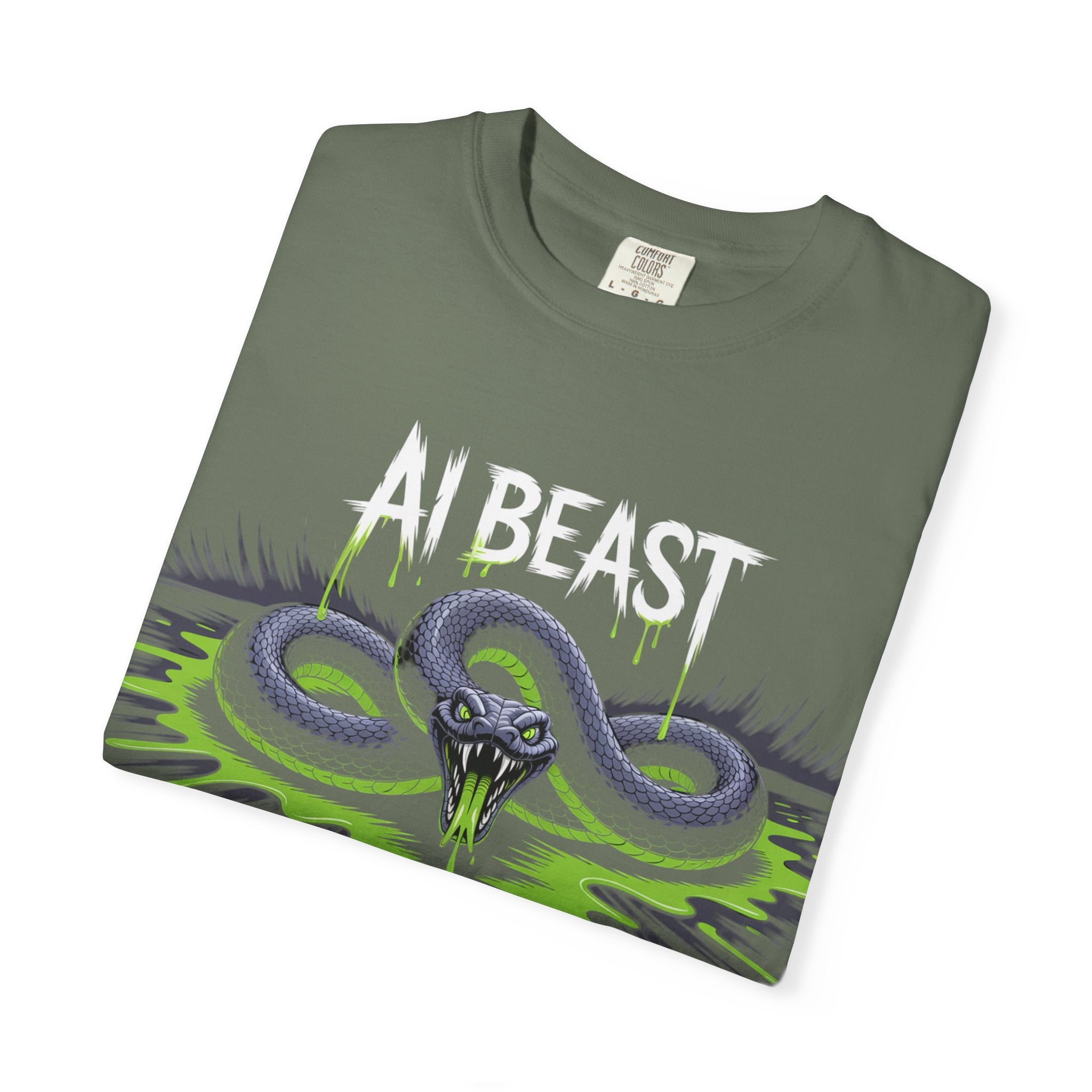 AI BEAST "Digital Venom" Unisex Heavy Blend™ Crewneck T-Shirt