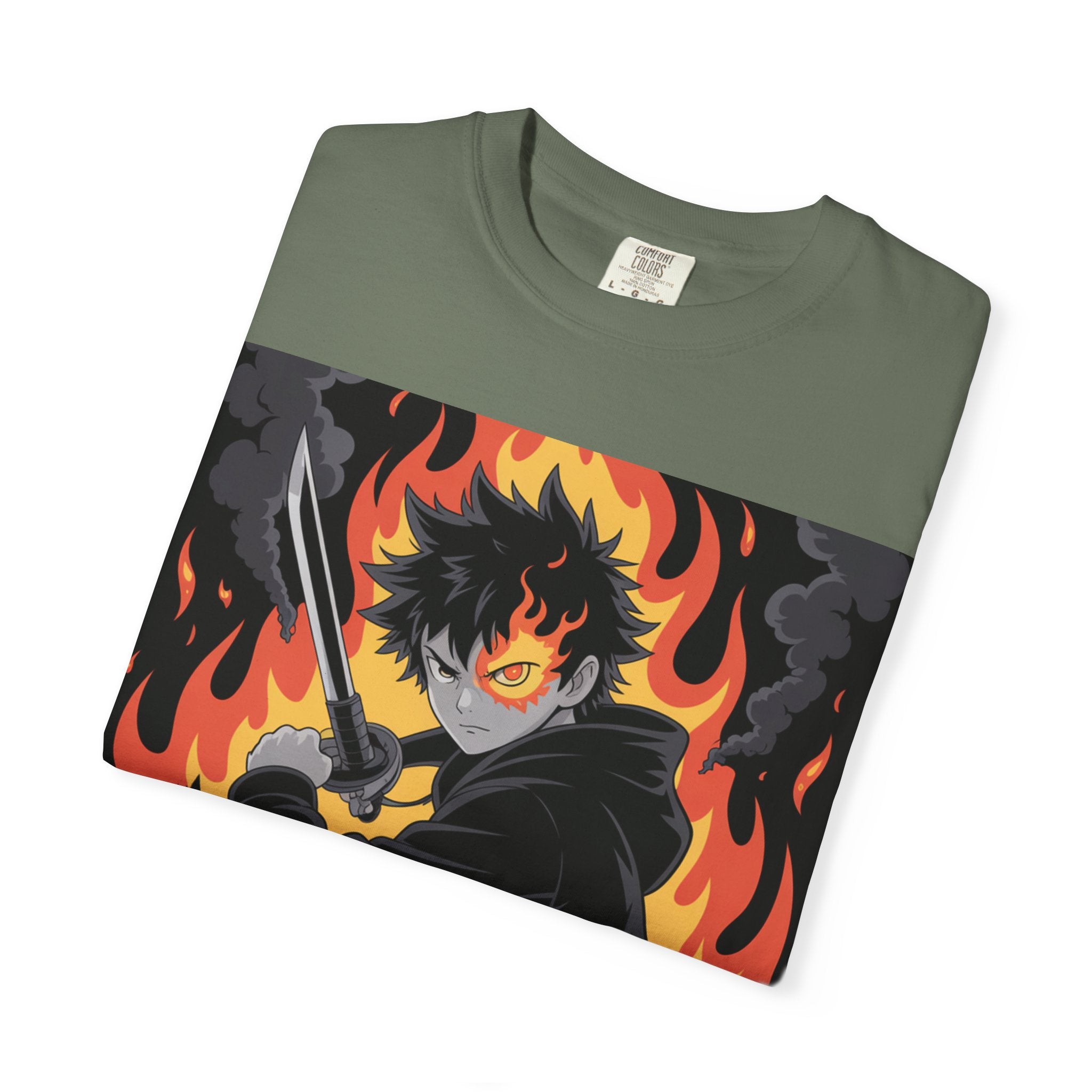 AI  BEAST "Warrior.exe"  of Unisex Garment-Dyed T-shirt