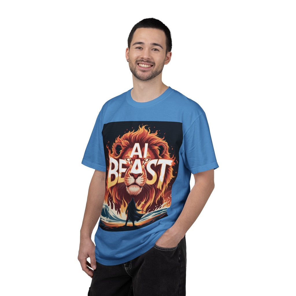 AI BEAST “Majestic Upload” Unisex Garment-Dyed T-shirt
