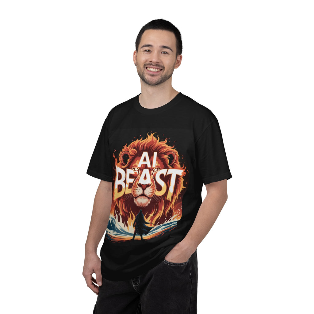 AI BEAST “Majestic Upload” Unisex Garment-Dyed T-shirt