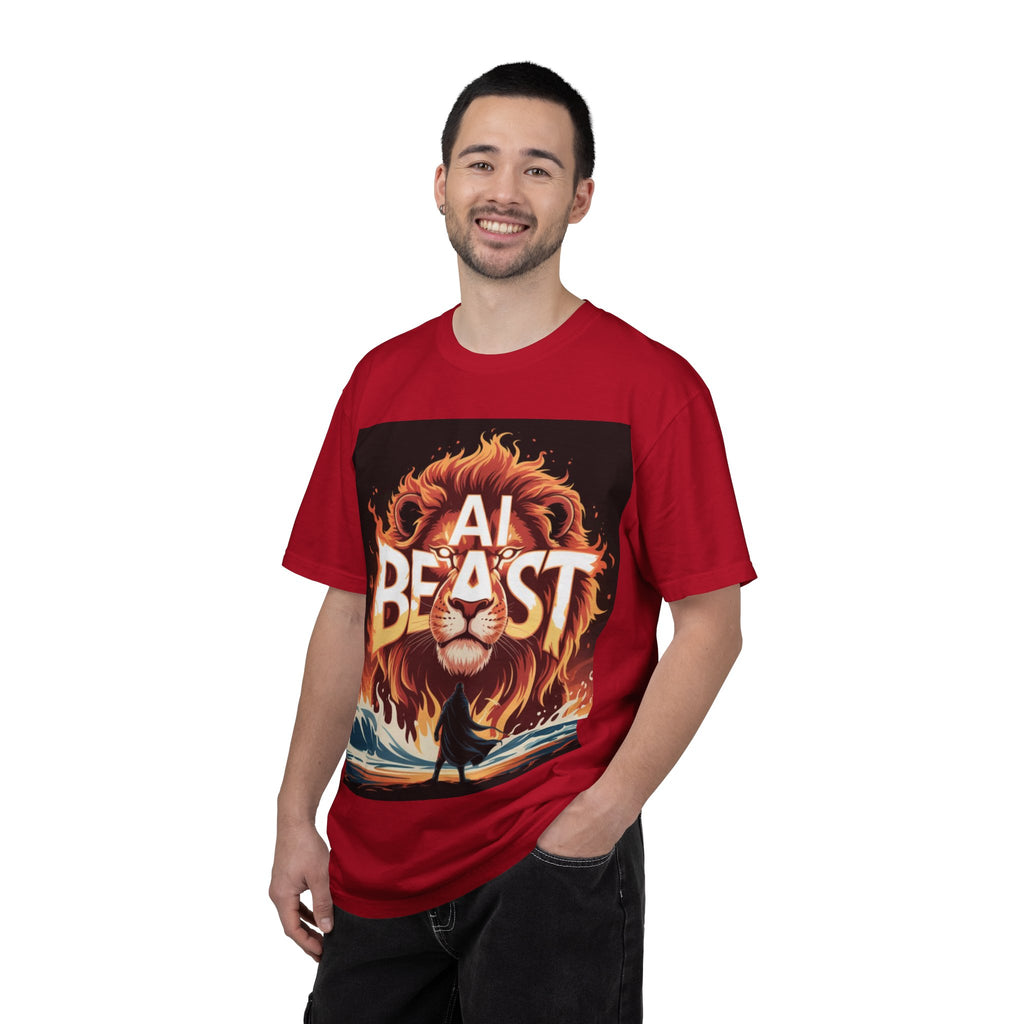 AI BEAST “Majestic Upload” Unisex Garment-Dyed T-shirt