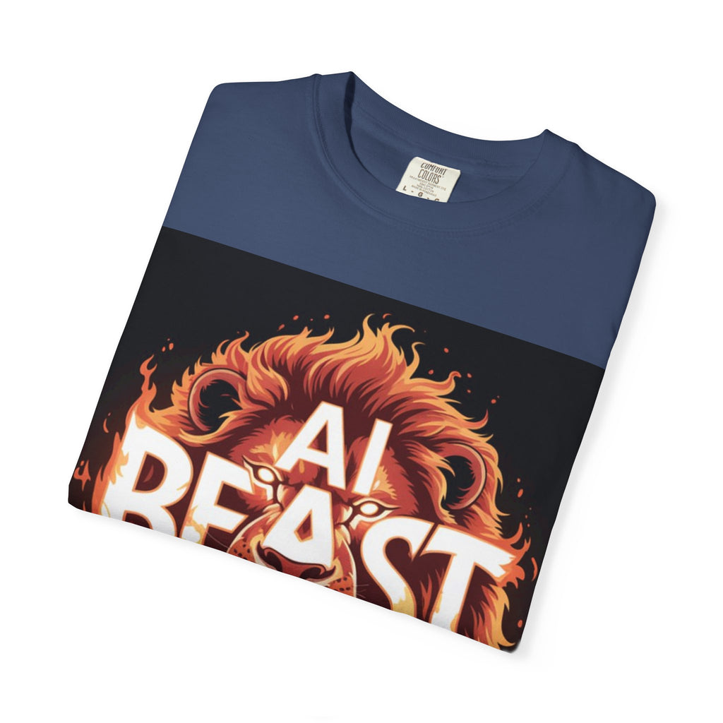 AI BEAST “Majestic Upload” Unisex Garment-Dyed T-shirt