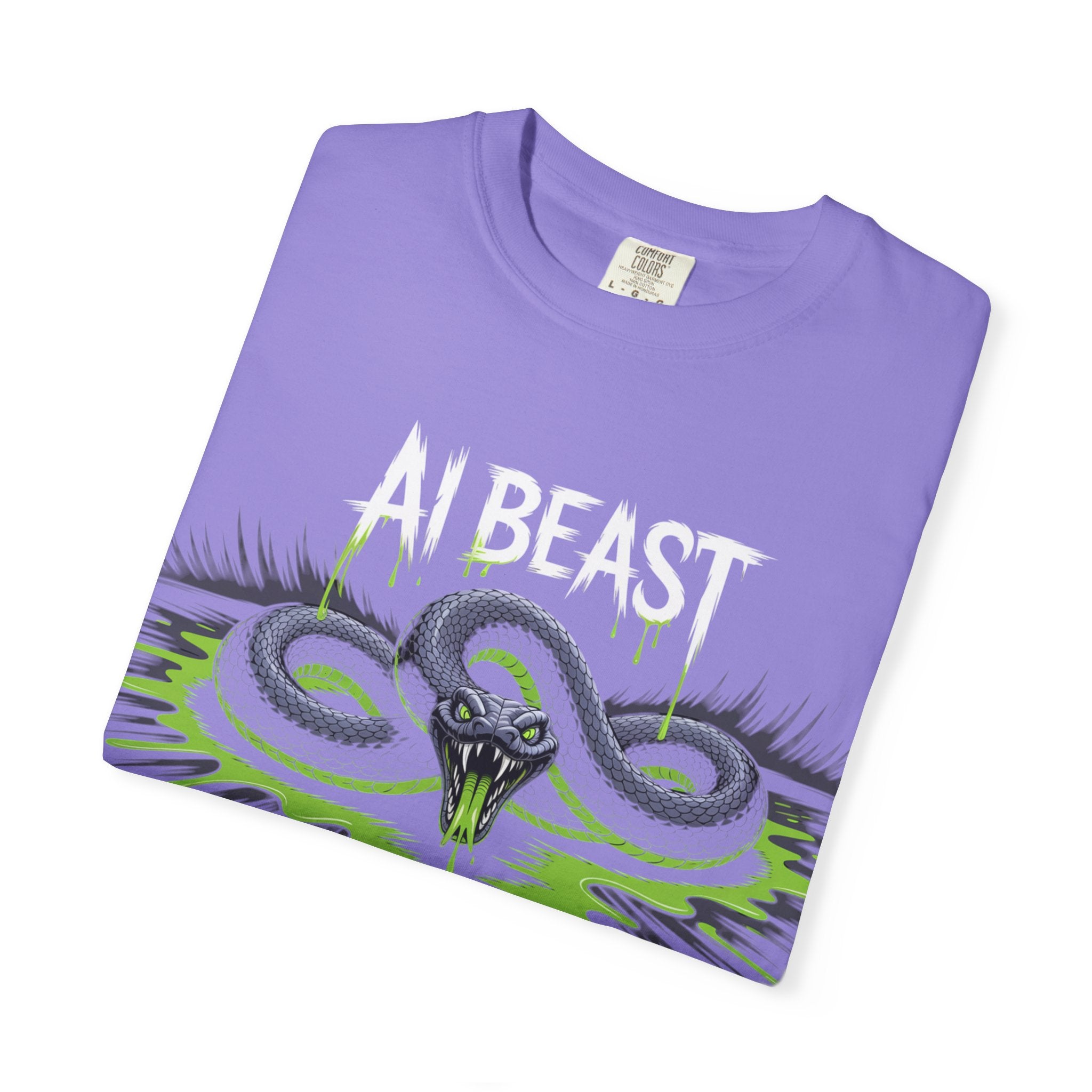 AI BEAST "Digital Venom" Unisex Heavy Blend™ Crewneck T-Shirt