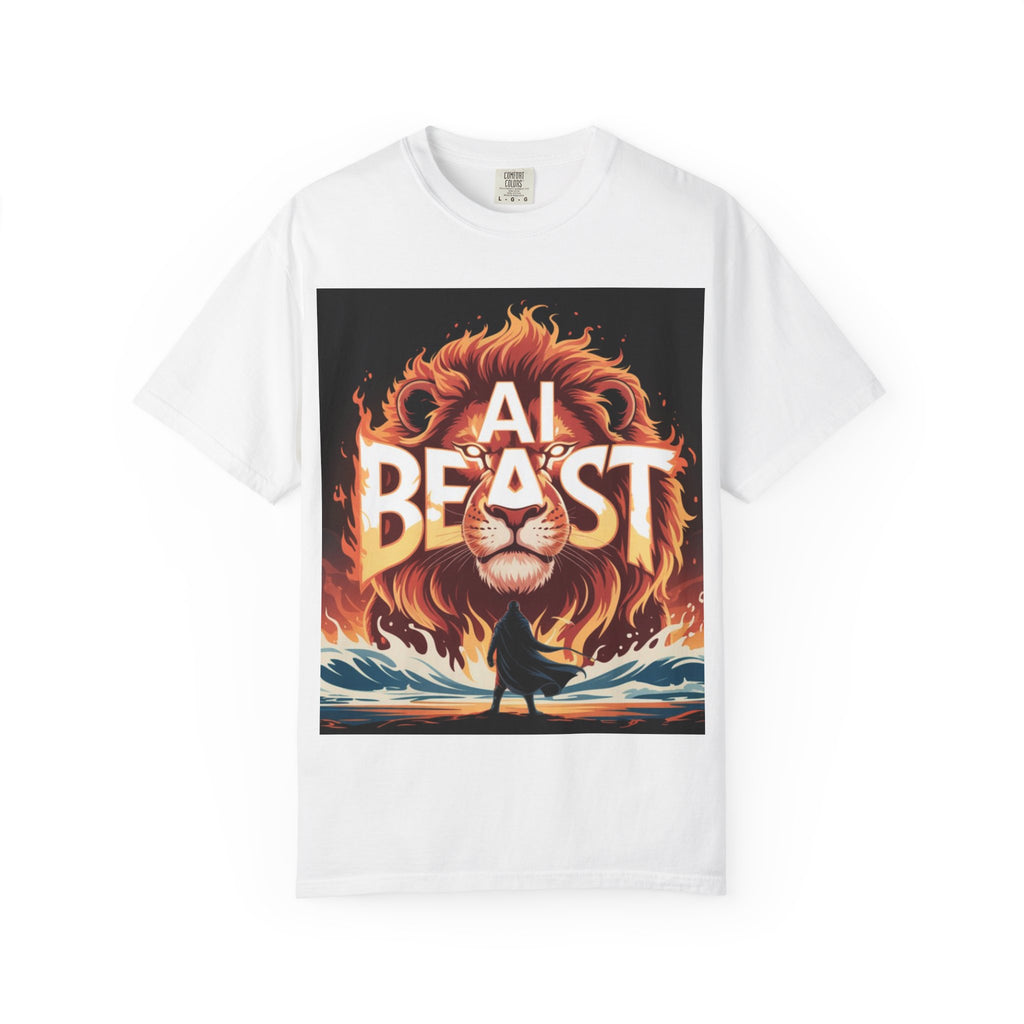 AI BEAST “Majestic Upload” Unisex Garment-Dyed T-shirt