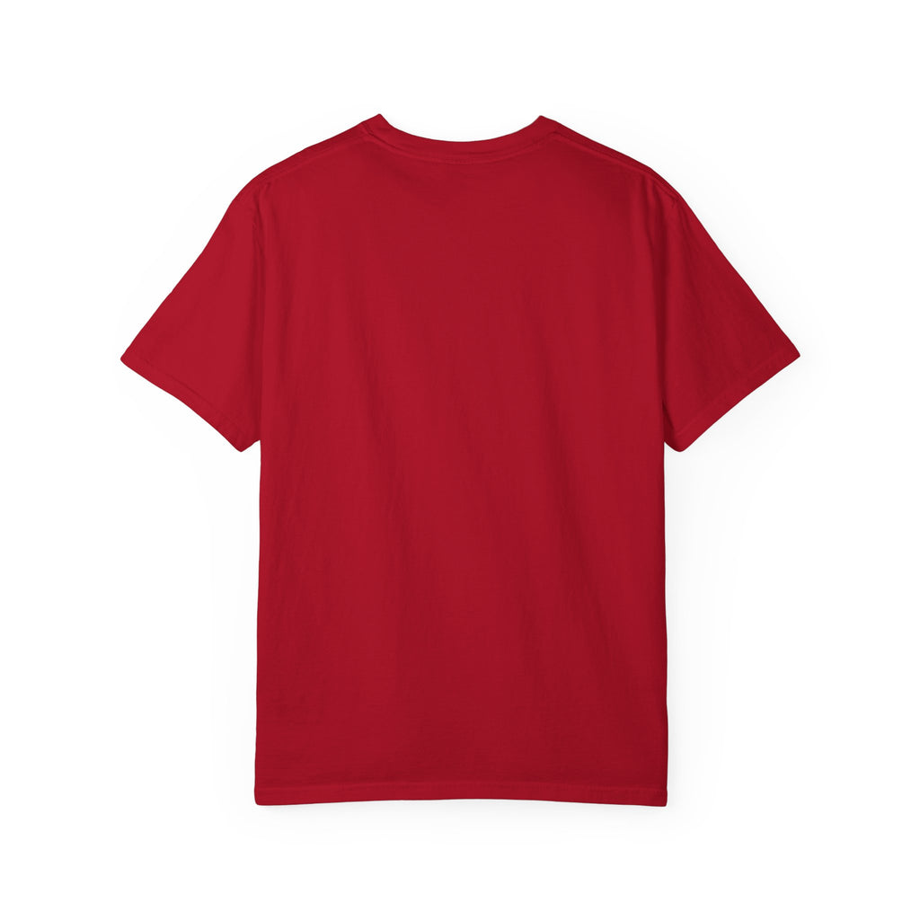 2. AI is LIFE  "Orange Overclock" Unisex Garment-Dyed T-shirt