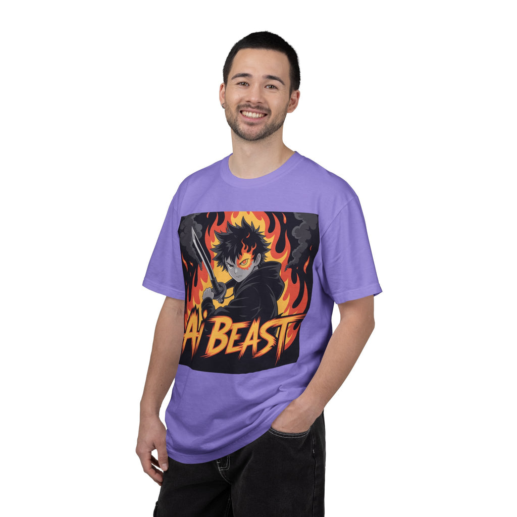 AI  BEAST "Warrior.exe"  of Unisex Garment-Dyed T-shirt