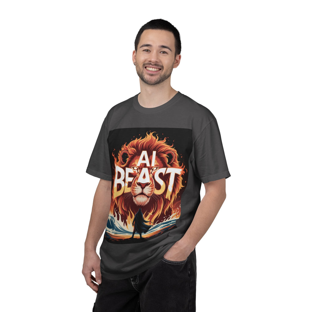 AI BEAST “Majestic Upload” Unisex Garment-Dyed T-shirt