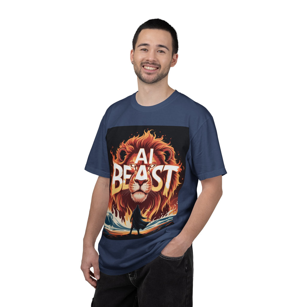 AI BEAST “Majestic Upload” Unisex Garment-Dyed T-shirt
