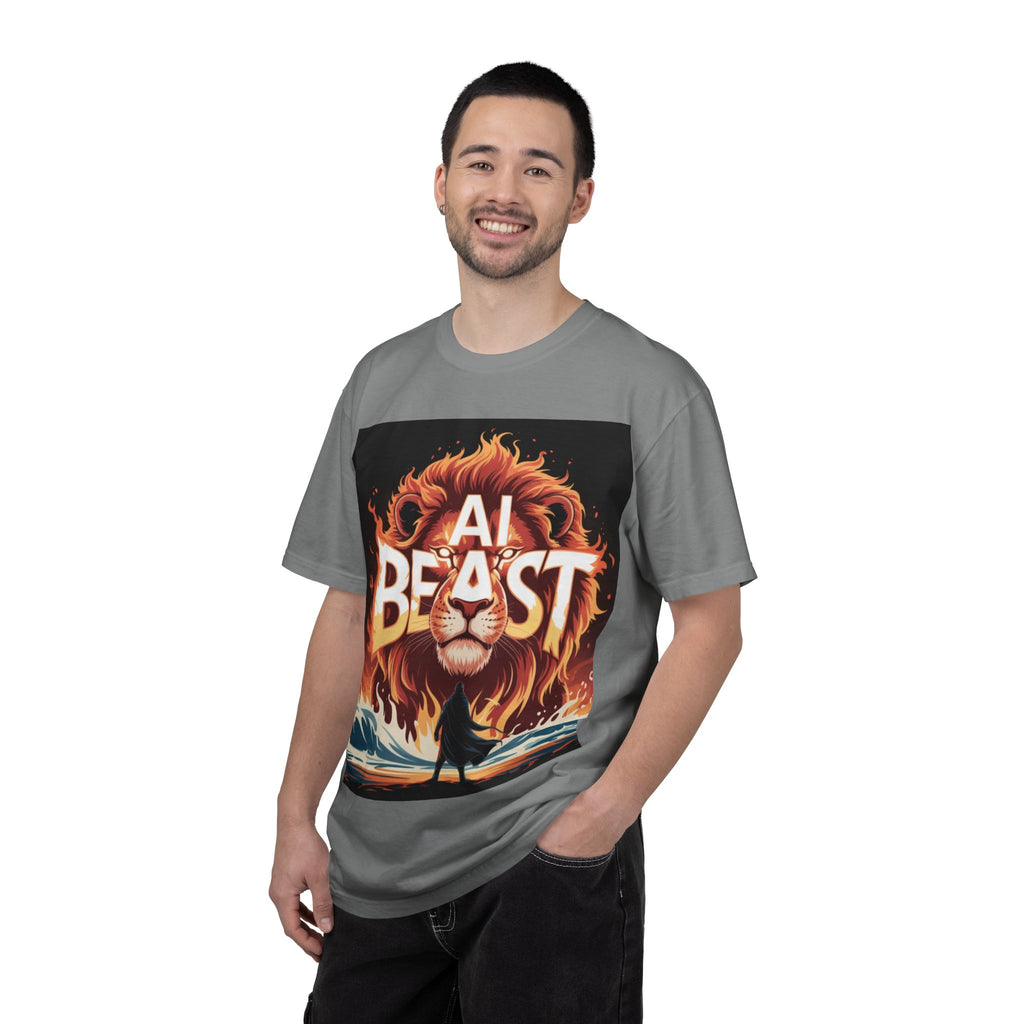 AI BEAST “Majestic Upload” Unisex Garment-Dyed T-shirt