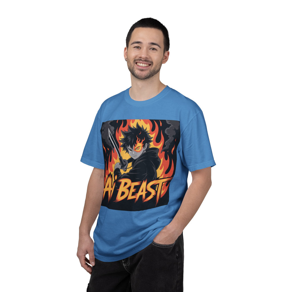 AI  BEAST "Warrior.exe"  of Unisex Garment-Dyed T-shirt
